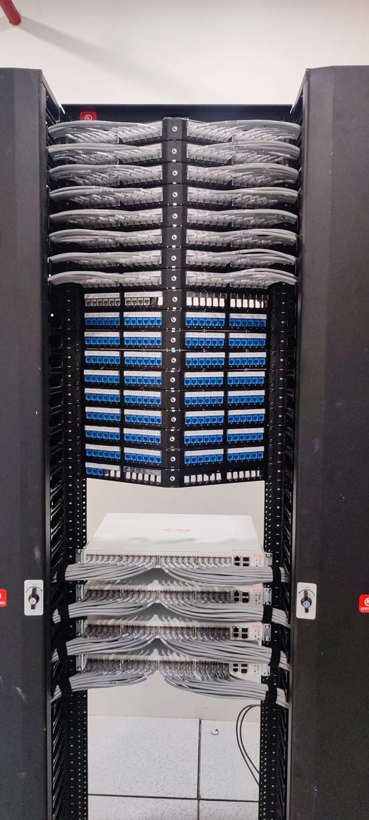 Blue Port Patch Panel