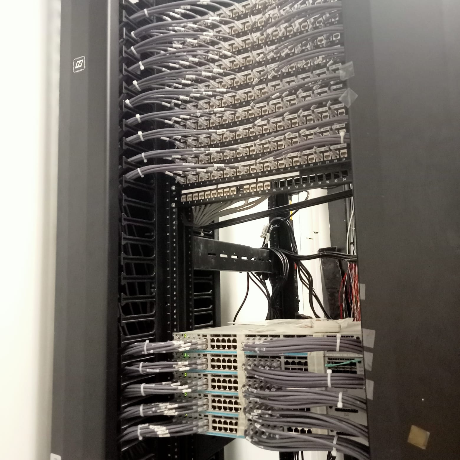 Dense Rack Cabling